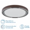 Plafon 72w Asher Marron 3000-4000-6500k 5616lm  6x50x50cm Remoto+reg.int+memoria - Ceiling Lights - 1