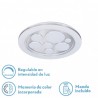 Plafon 72w Kuno 3000-4000-6500k Blanco/cromo 5616lm  5x39x39cm Remoto,reg.int,memoria - Ceiling Lights - 1