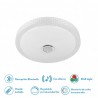 Plafon 48w Zaid 3000-4000-6500k Rgb Blan/transp Bluetooth 7x38x38 Cm Remoto,reg.int.memoria.altavoz 3744lm - Ceiling Lights - 1