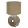 Sobremesa Ceramica Ea 1xe27 Beis - Sobremesa - 1