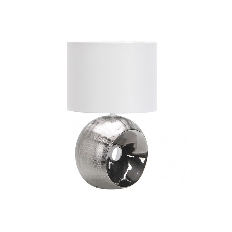 Sobremesa Ceramica Ea 1xe27 Cromo - Sobremesa - 1