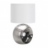 Sobremesa Ceramica Ea 1xe27 Cromo - Sobremesa - 1