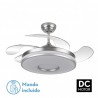 Ventilador Dani 72w 6117lm Cromo - Ventiladores - 1