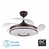 Ventilador Dc Dani 72w 6117lm Marron - Ventiladores - 1