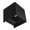 Aplique Barredor De Pared 10w 3000k Segmento Negro Ip65 10x10x10cm Aluminio 800lm Orientable - Exterior - 1