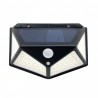 Aplique Solar  6000k Kira Negro - Exterior - 1