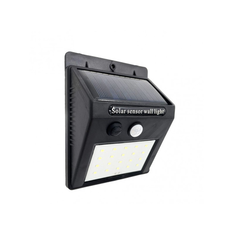 Aplique Solar  5000k Kira Negro - Exterior - 1