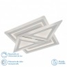 Plafon 169w 3000k, 4000k, 6500k Blanco Atria 5x74x48Cm 22815 Lm Regulable, Memoria y C. Remoto - Ceiling Lights - 1