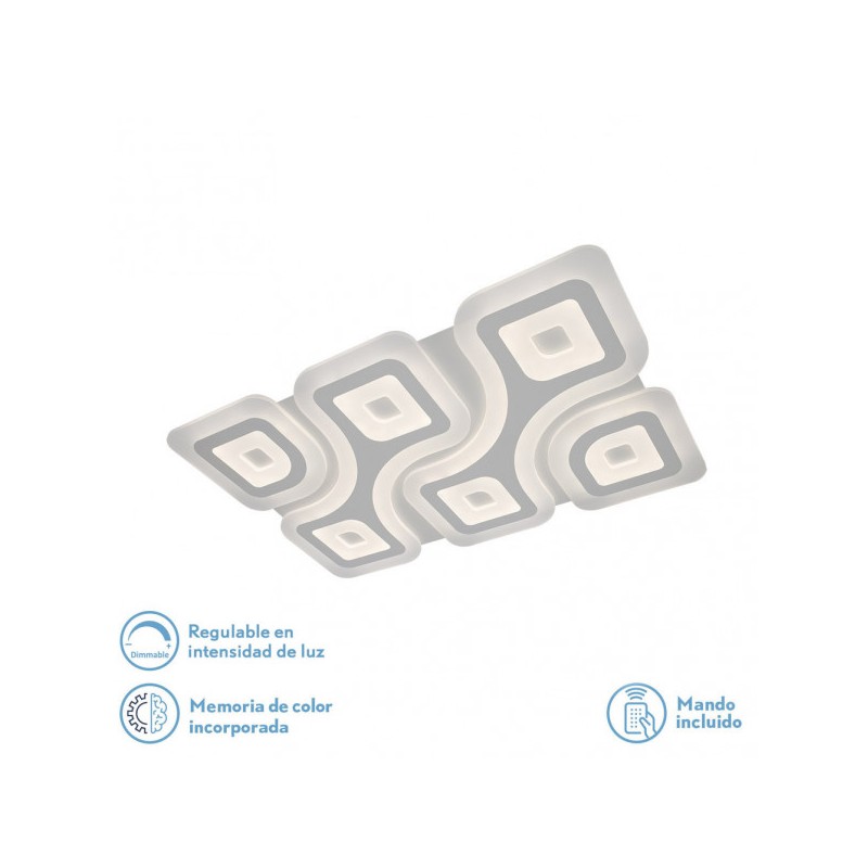 Plafon 208w 3000k, 4000k, 6500k Blanco - Plafones - 1