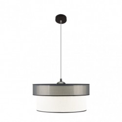 Colgante Felix Negro/blanco 1xe27 Regx50x50 Cm - Pendants - 1