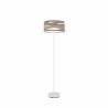 Pie Salon Odra 1xe27 Blanco/madera Gris 165x40x40 Cm - Lampara de pie - 1