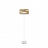 Pie Salon Odra 1xe27 Blanco/madera Clara 165x40x40 Cm - Lampara de pie - 1