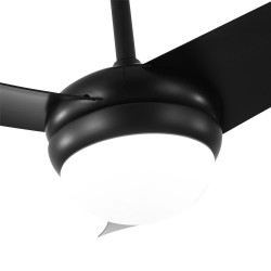 Ventilador 2xe27 Dc Kusi Negro - Ventiladores - 3