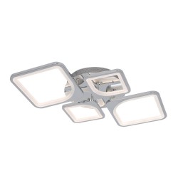 Plafon 86w 3000-4000-6500k Cromo - Plafones - 2
