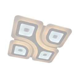 Plafon 136w 3000k, 4000k, 6500k Blanco Columba 5x52x52cm 18360Lm Regulable, Memoria y C. Remoto - Ceiling Lights - 2