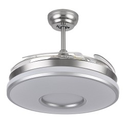 Ventilador Dani 72w 6117lm Cromo - Ventiladores - 2