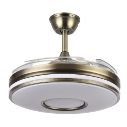 Ventilador Dani 72w 6117lm Cuero - Ventiladores - 2