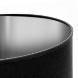 Sobremesa Ceramica Roa 1xe27 Cromo Pantalla Negra 51x30x30 Cm - Table Lamps - 2