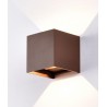 Aplique cuadrado LED CORTEN DAVOS - Exterior - 1