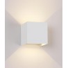 Aplique cuadrado LED blanco DAVOS - Exterior - 1