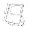 Foco Proyector Led Solar Venecia 50W-100w-200w - Solar - 7