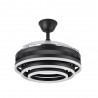 VENTILADOR 72W DC KAI NEGRO 3 ASPAS TRANSP. 6VEL. - Ventiladores - 2