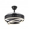 VENTILADOR 72W DC KAI NEGRO 3 ASPAS TRANSP. 6VEL. - Ventiladores - 3