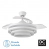 VENTILADOR 72W DC KAI BLANCO 3 ASPAS TRANSP. 6 VEL. - Ventiladores - 4