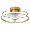 VENTILADOR 60W DC BORA DORADO 8 ASPAS TRANSP.18X50X50CM 6 VEL. - Ventiladores - 2