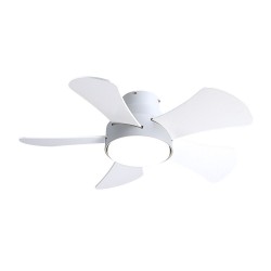 VENTILADOR 25W DC BLANCO GREGARIO 5 ASPAS REV. BLANCA/HAYA 6 VEL. 3000-4000-6000K 82D - Ventiladores - 2