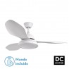 VENTILADOR 48W DC DATOO BLANCO 3 ASPAS BLANCAS 6 VEL. 33/48X122X122CM - Fans - 2