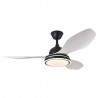 VENTILADOR 48W DC DATOO NEGRO 3 ASPAS BLANCAS 6 VEL. 33/48X122X122CM - Ventiladores con luz - 2