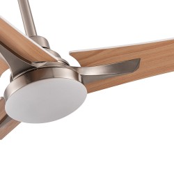 VENTILADOR 22W DC CORO NIQUEL 3ASP BLANCO/HAYA 6VELOCIDADES - Fans - 5
