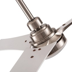 VENTILADOR 22W DC CORO NIQUEL 3ASP BLANCO/HAYA 6VELOCIDADES - Fans - 6
