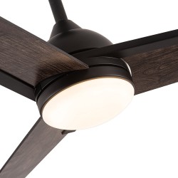 VENTILADOR 22W DC ARGESTES NEGRO 3 ASPAS GRIS 6VELOCIDADES - Ventiladores - 3