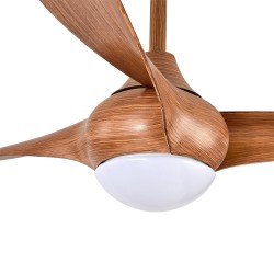 VENTILADOR DC CANEA 24W MARRON 3 ASPAS 6 VELOCIDADES - Ventiladores - 2