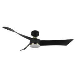 VENTILADOR DC TEMPEL 26W NEGRO/CUERO 3 ASPAS 132D 6VEL - Ventiladores - 2