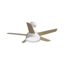 VENTILADOR 25W DC BLANCO LEBECHE 5 ASPAS REV. BLANCA/HAYA 6 VEL. - Fans - 2