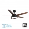 VENTILADOR 25W DC MARRON LEBECHE 5 ASPAS REV. NOGAL/ROBLE - Ventiladores - 1