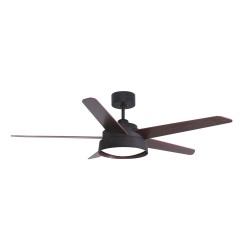 VENTILADOR 25W DC MARRON LEBECHE 5 ASPAS REV. NOGAL/ROBLE - Ventiladores - 2