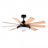 VENTILADOR DC PIREO 36W NEGRO 9 ASPAS ROBLE/HAYA 6 VEL - Ventiladores - 2