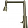 PIE DE SALON CENTAURI 1XE27 CUERO C/PANT BEIS LECTOR 3W 4000K 161X35X35 CM - Lampara de pie - 3
