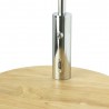 PIE DE SALON SIRIO C/MESA Y CONEX.USB 1XE27 CROMO C/ PANT BLANCA (164X40X40)(24X40X40) CM - Lampara de pie - 2