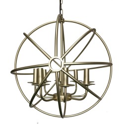 Colgante Metal Arneses Oro 8xe14 Regx52x49 Cm - Colgante Moderno - 2