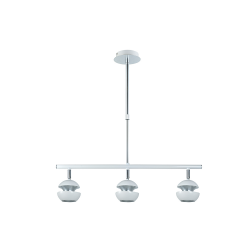 Colgante Beethoven Blanco/plata 3xgu10 - Colgante Moderno - 2