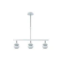Colgante Beethoven Blanco/plata 3xgu10 - Colgante Moderno - 2