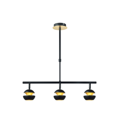 Colgante Beethoven Negro/oro 3xgu10 - Lámpara moderna - 2