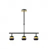 Colgante Beethoven Negro/oro 3xgu10 - Lámpara moderna - 2