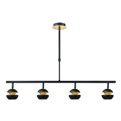 Colgante Beethoven Negro/oro 4xgu10 - Colgante Moderno - 2