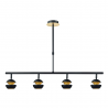 Colgante Beethoven Negro/oro 4xgu10 - Colgante Moderno - 2